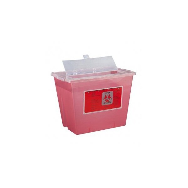 Bemis Sharps Container, 2gal, Red, 30/PK 102030 Zoro